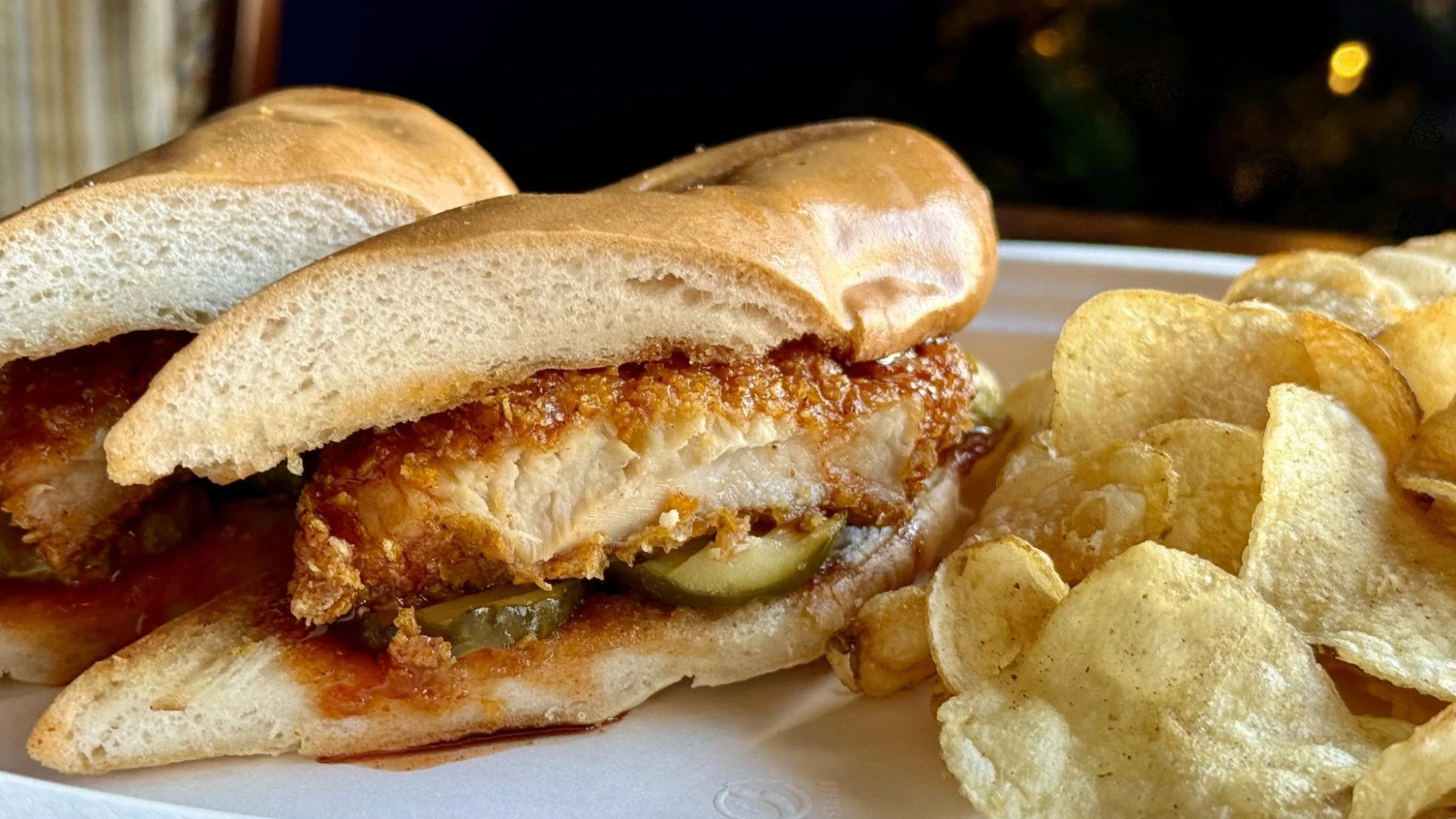 Corn Crusted Chicken Sandwich